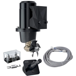 Комплект подруливающего устройства Quick 1.3кВт, 25кгс, 12В, 110мм с кабелем и джойстиком